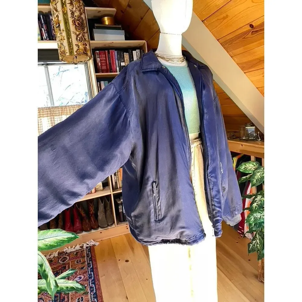 Silk Bomber Jacket Vintage